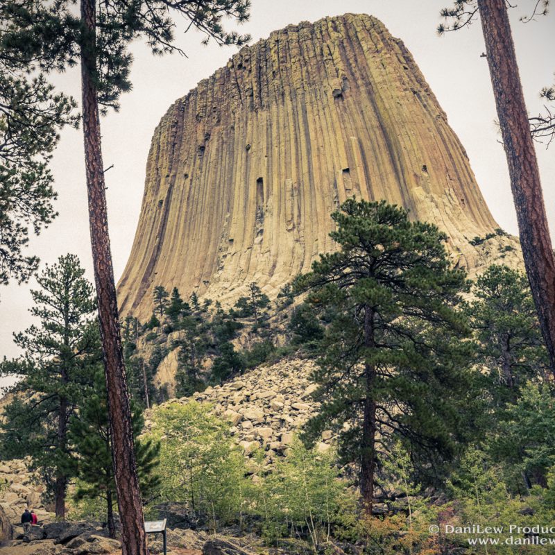 Devils Tower monolith up close on SelfishMe Travel blog post