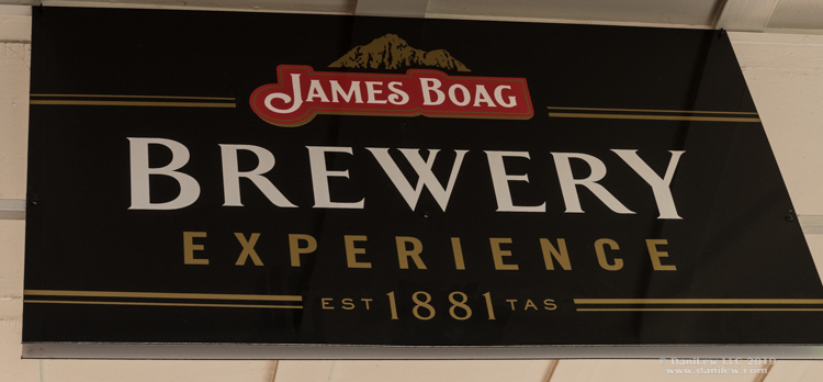 James Boag Brewery Experience wall-hanger - image taken by DaniLew LLC with a Nikon D500 and Nikon 16-80 lens