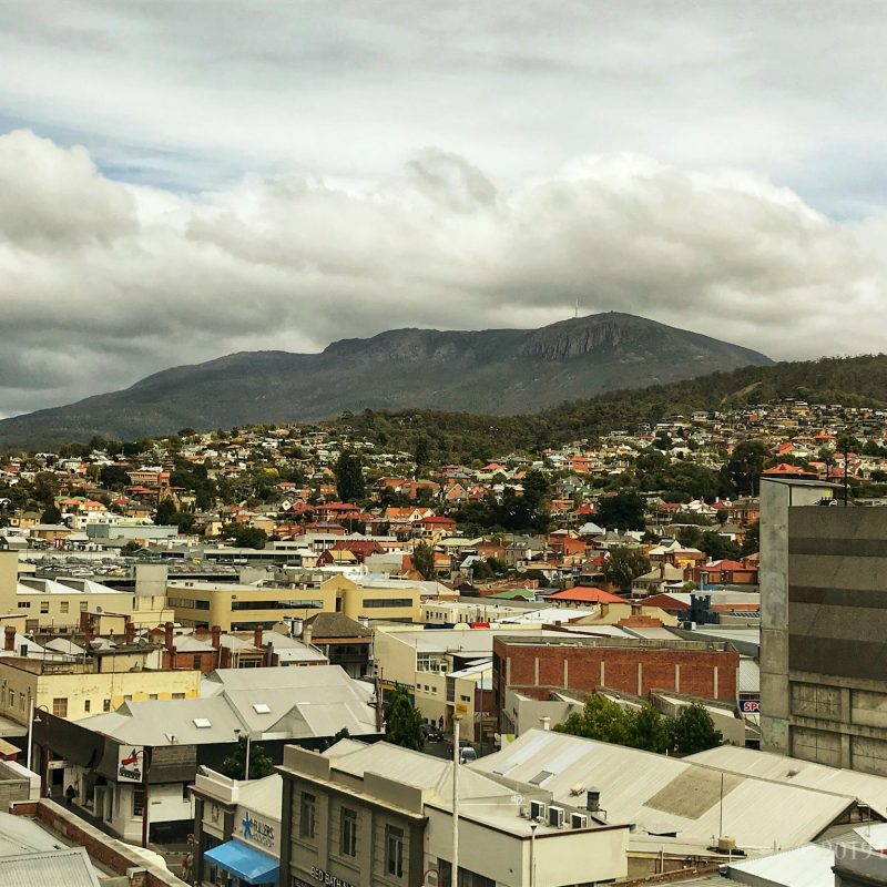 View of Mt Wellington Hobart Tasmania - image taken with an iPhone 7