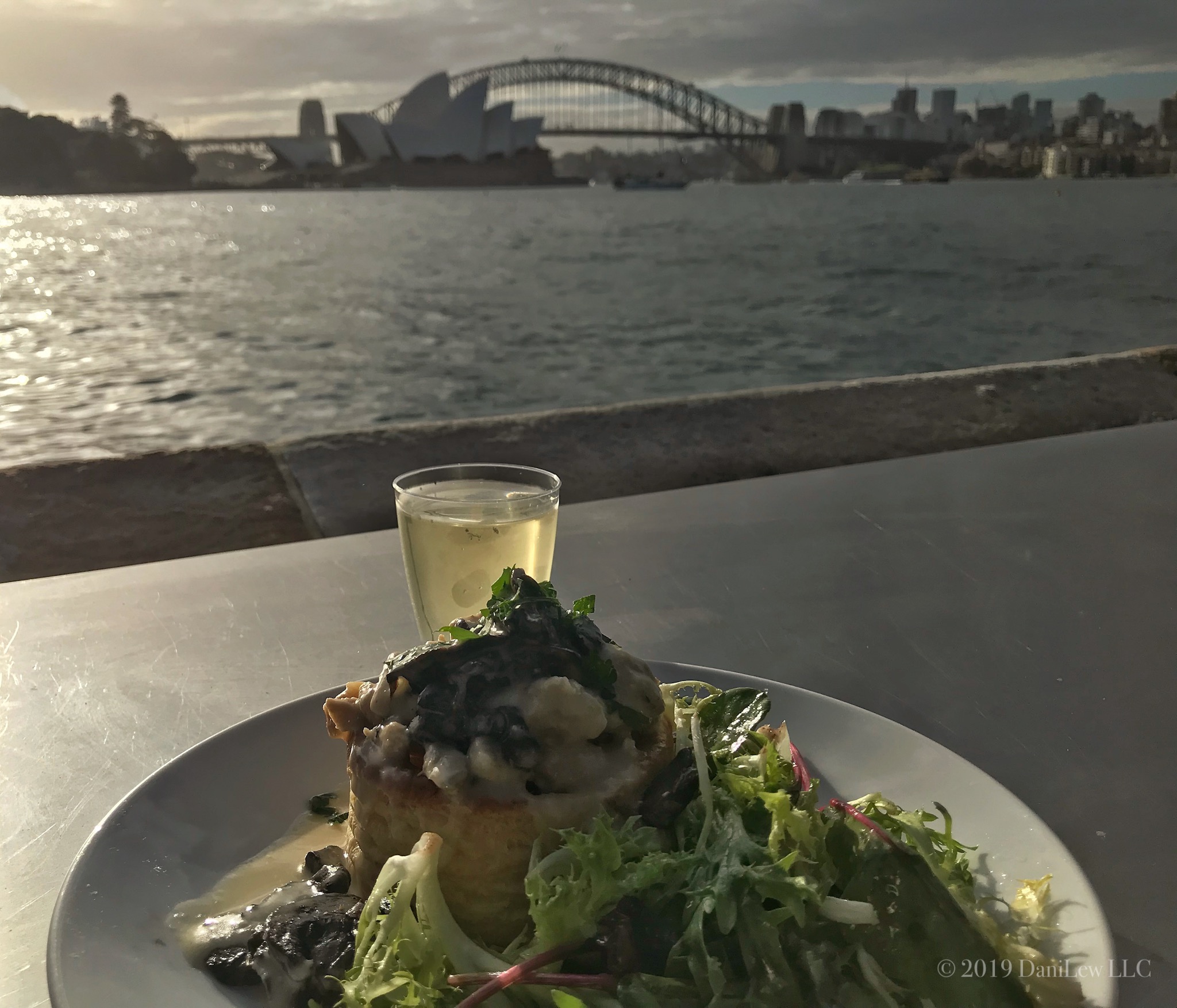Sydney Harbor view from outdoor Handa Opera - image taken with an iPhone 7