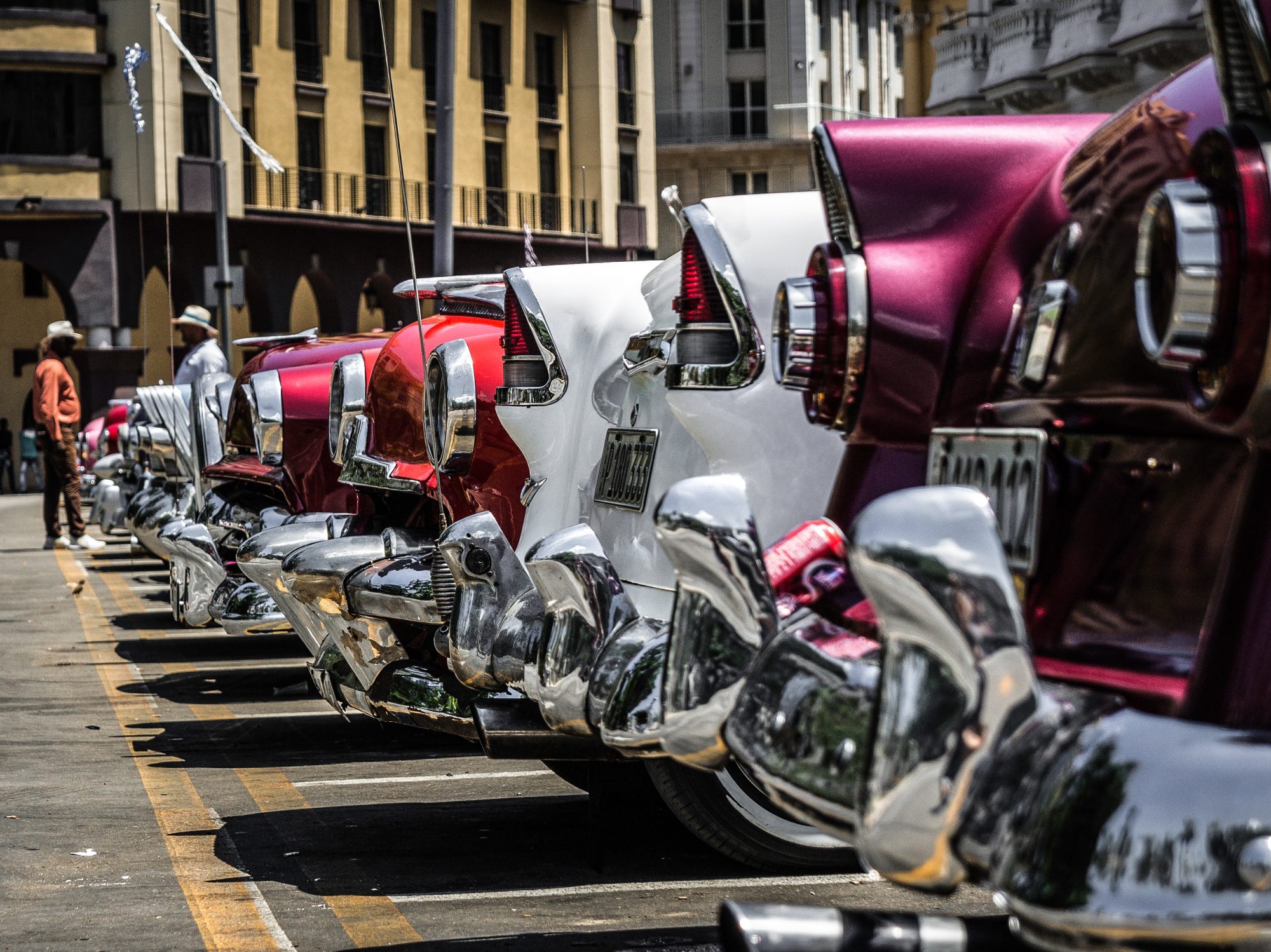 Vintage American cars in Havana Cuba on SelfishMe Travel LLC