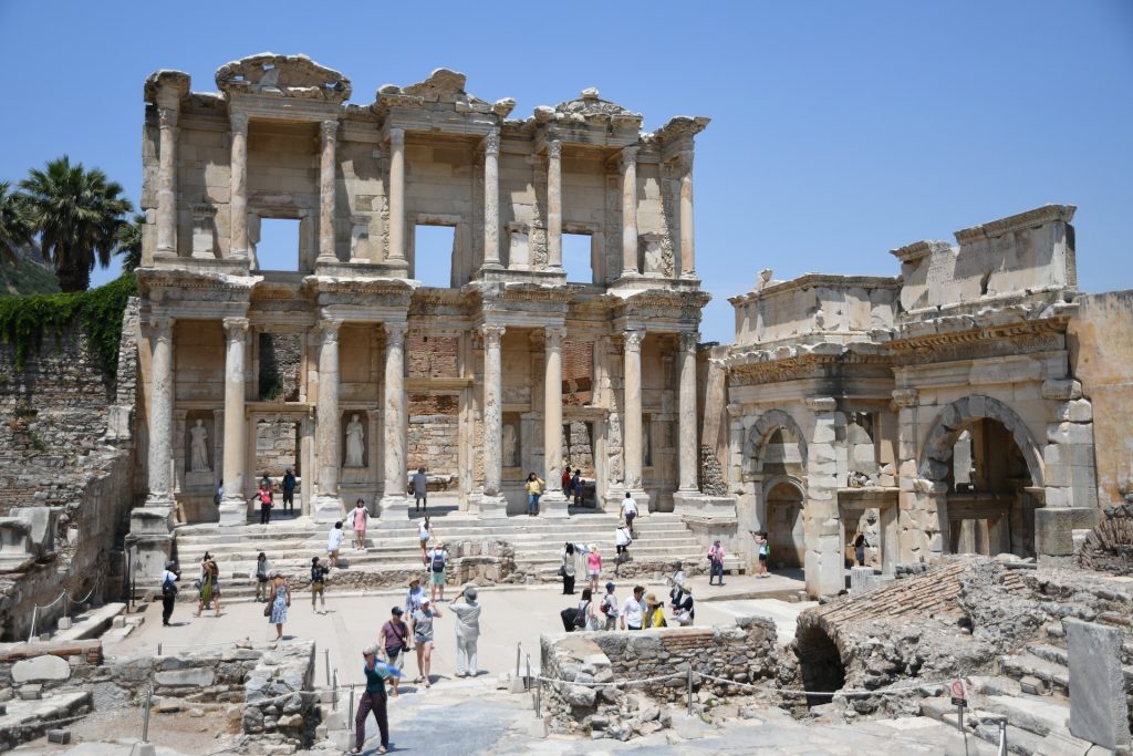 The ancient Greek city of Ephesus as shown on SelfishMe Travel LLC