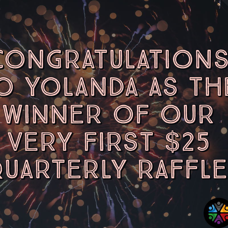 SelfishMe Travel - Congratulations to Yolanda as the winner of our very first $25 Quarterly Raffle!