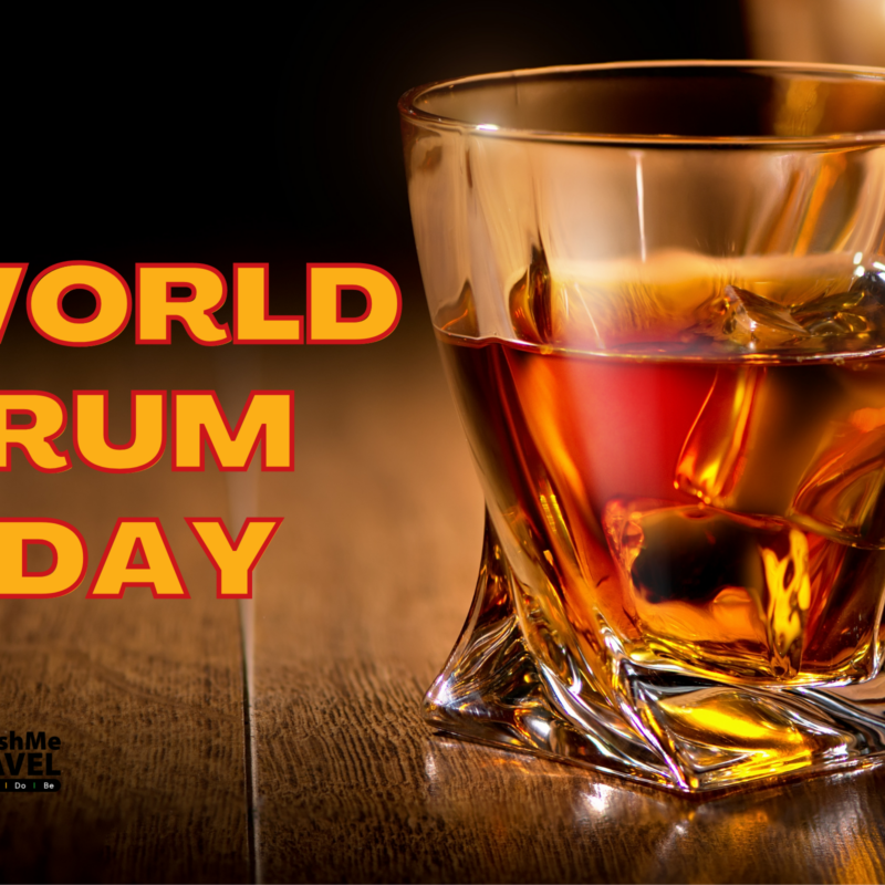 picture of a glass of rum, celebrating World Rum Day