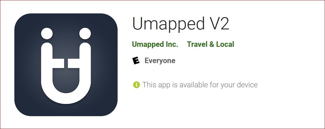 Umapped - My Top 15 Free Smartphone Travel Apps Plus One Paid App on SelfishMe Travel blog