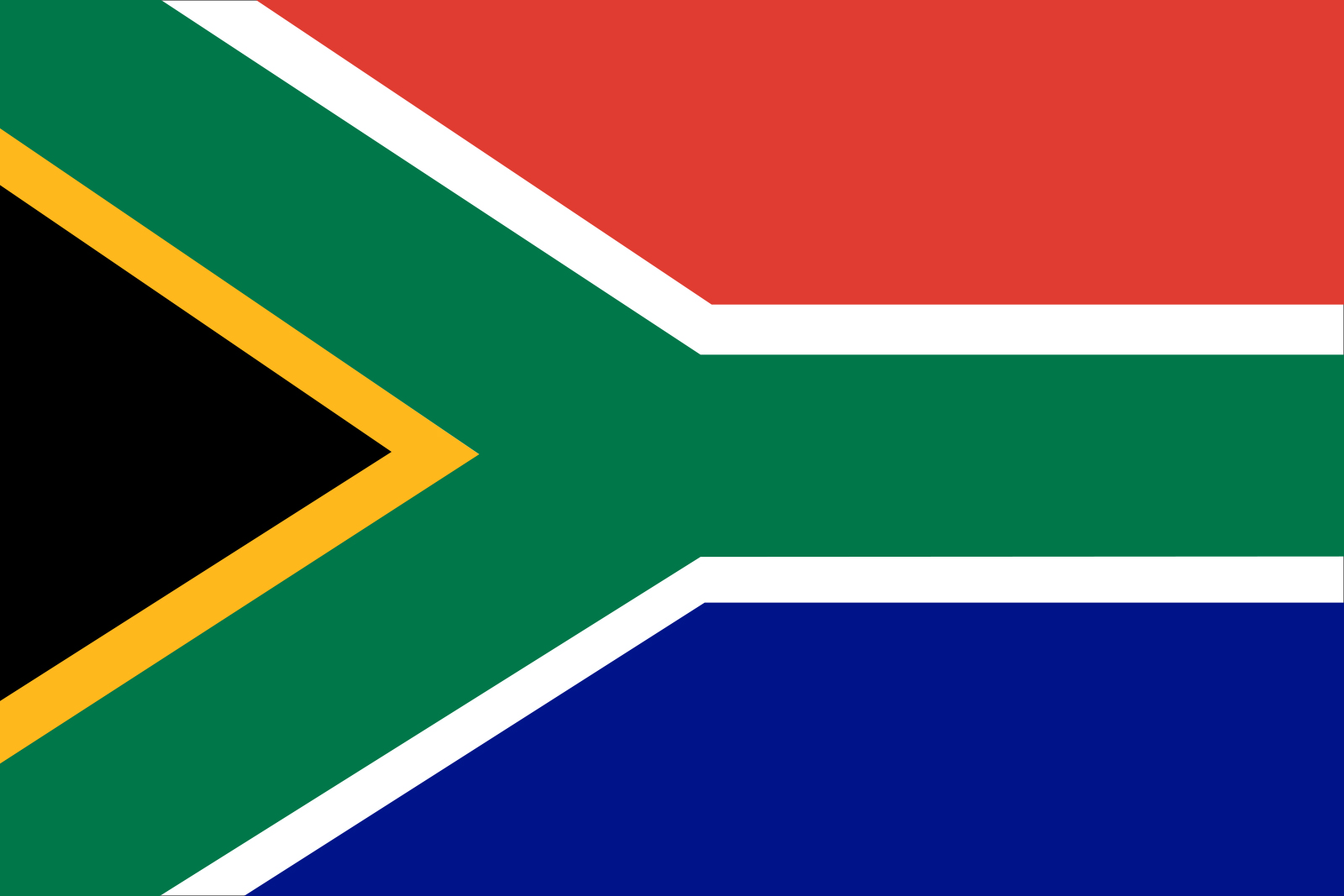 South Africa Flag on SelfishMe Travel