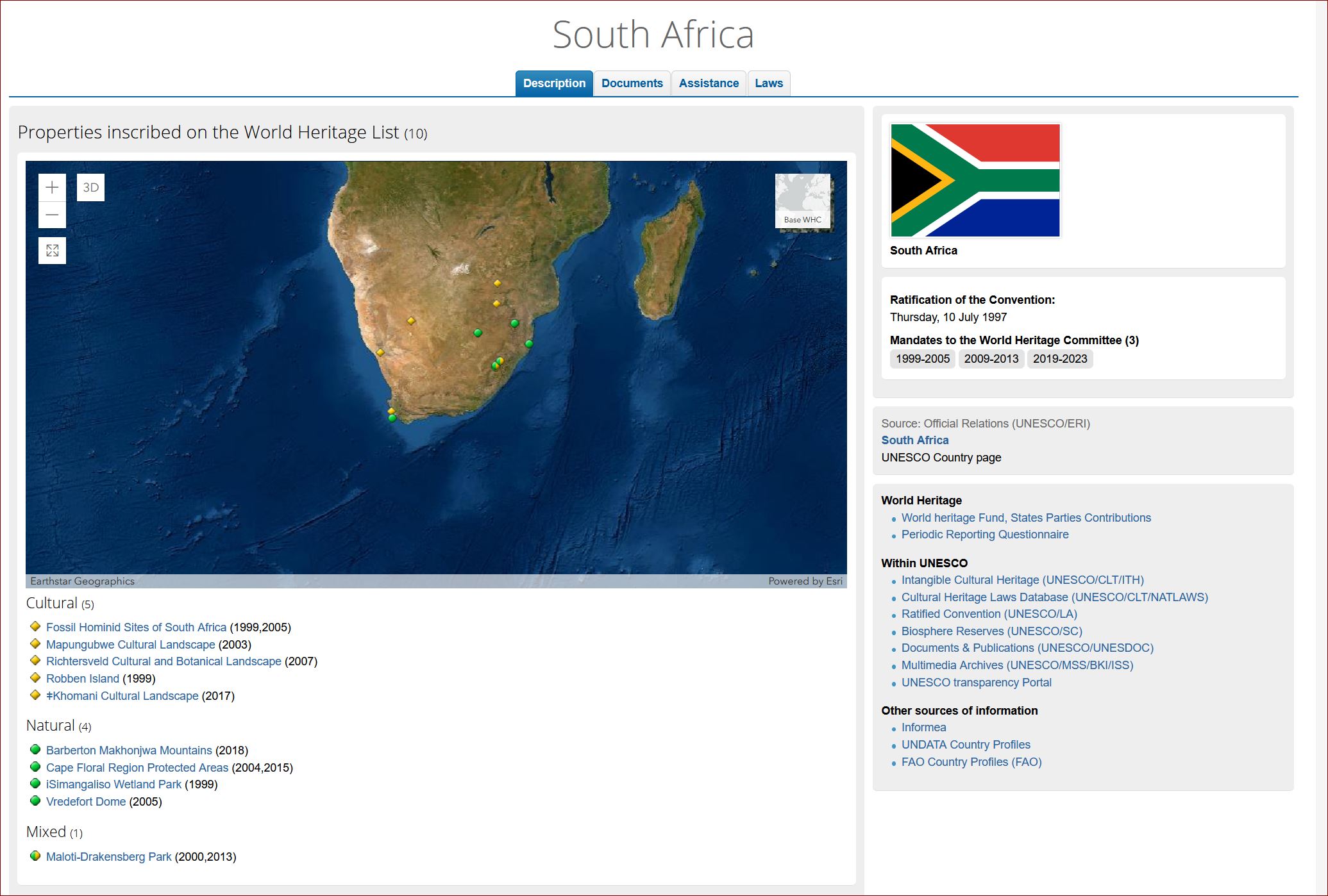 South Africa UNESCO World Heritage Sites on SelfishMe Travel