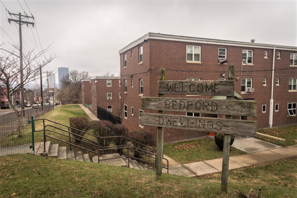 Bedford Dwellings in Pittsburgh Pennsylvania's Hill District on the Slow Traveling Soul Sister blog